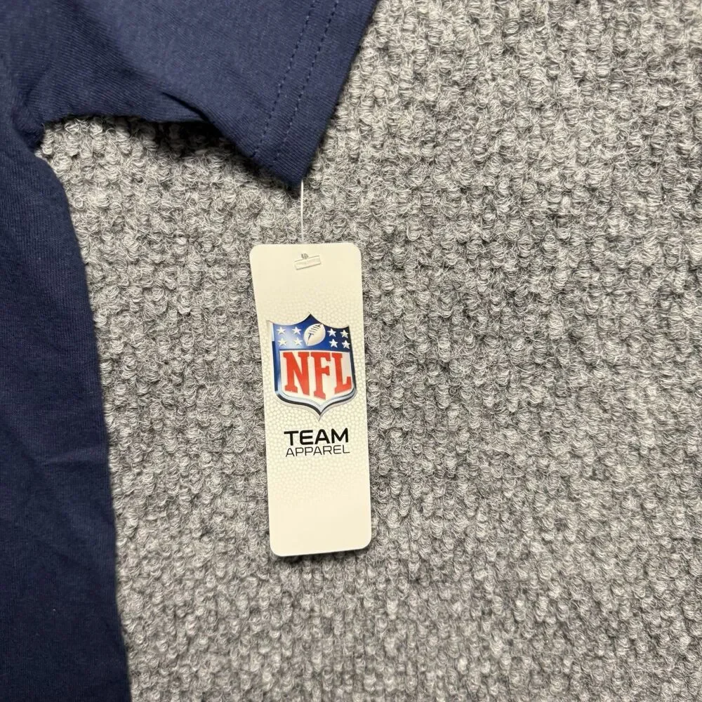 Denver Broncos T-Shirt Football NFL Team Apparel Navy Blue Men’s Size Medium NWT